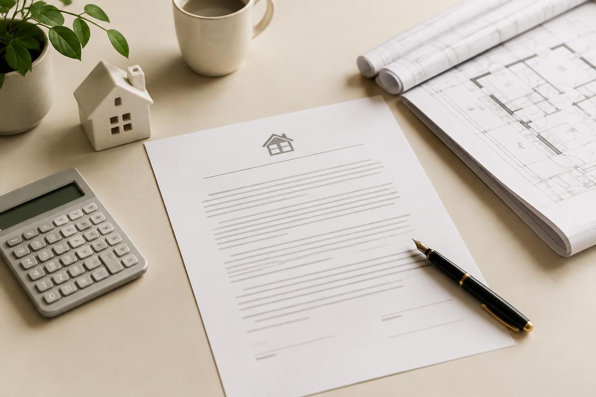 Homeowner building works contract template and project documents