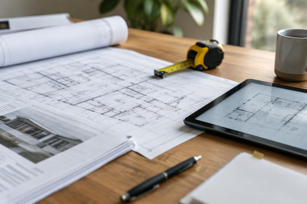 Building quotation, architectural drawings and project documents